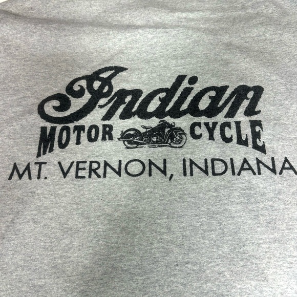Indian Motorcycles T-Shirt - No Sz Tag, Measures 23.5” Chest - Mt Vernon Indiana - Picture 6 of 8